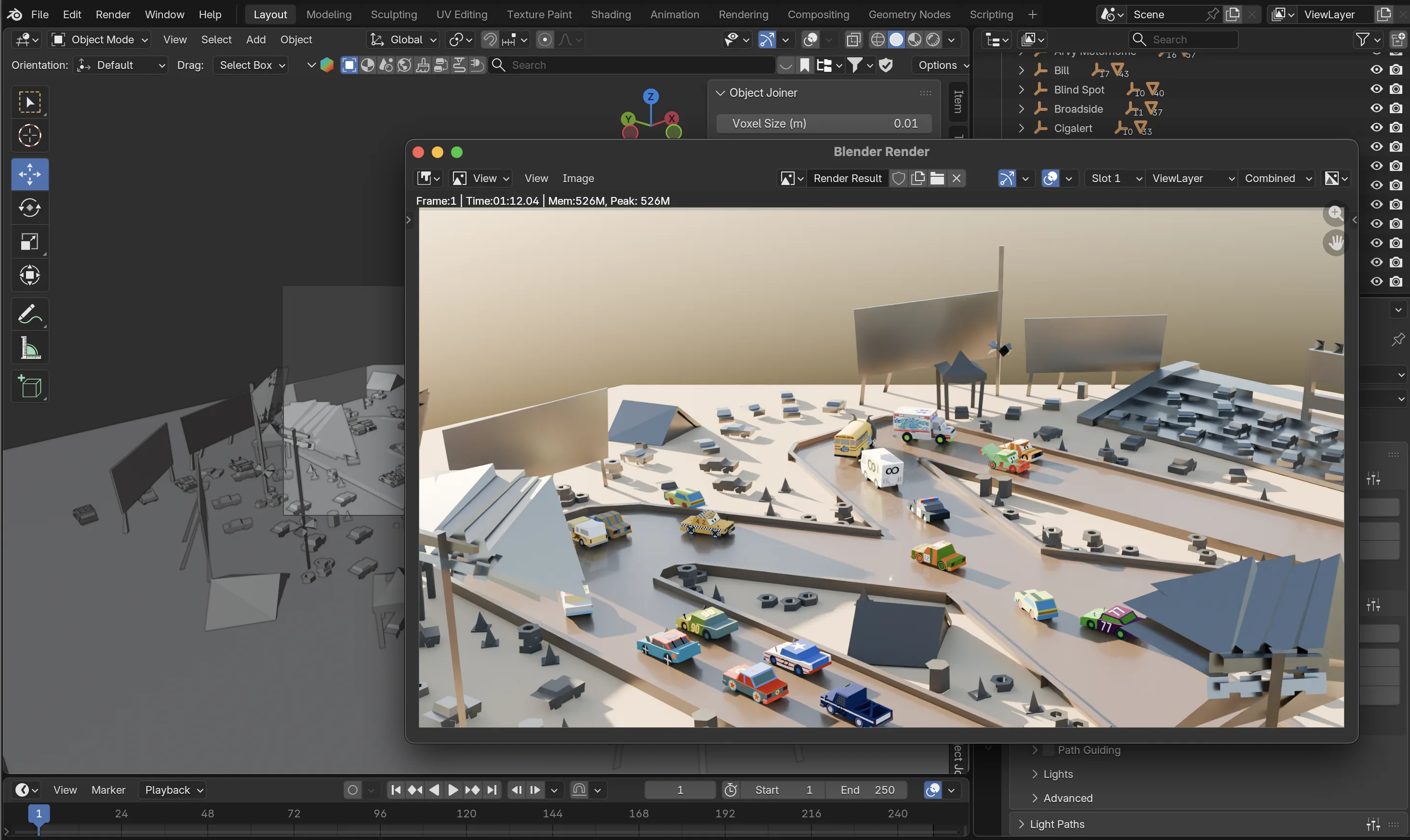 Blender render